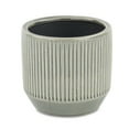 thumbnail image 5 of Cheungs Gray Ceramic Ruffled Ridge Pot Small, 5 of 5