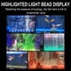 thumbnail image 5 of Luz de acuario, luz LED para acuario, lámpara LED sumergible de acuario IP68, tanque de tortuga, camarón, sin control remoto, luz de burbujas de colores, luz de buceo LED, luz para acuario, 45.5CM, 5 of 9