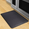thumbnail image 2 of WellnessMats ET62WMRBGGRY Estates Trellis Kitchen Mat - Antique Gold, 6 L x 2 W ft., 2 of 11
