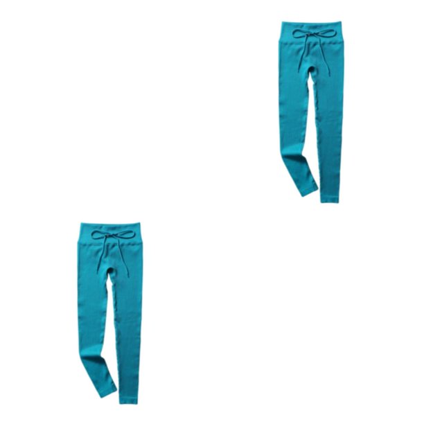 Sonducket Mallas acanaladas sin costuras para mujer, ropa deportiva elástica para Fitness, pantalones de entrenamiento a rayas, deportes Type2 NO2