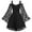 Black, variant on Women's Plus Size Gothic Clothing Skull Lace Long Sleeve Vintage Casual Top Under $10