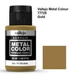 thumbnail image 2 of Acrylicos Vallejo VJP77725 32 ml Gold Metal Color Paint, 2 of 4
