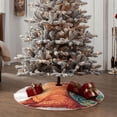 thumbnail image 4 of Xecao Cozy Knitting Llama Pattern Christmas Tree Skirt Round Xmas Tree Mat Base Cover for Holiday Home Decorations-36", 4 of 6