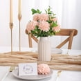 25 Pcs Simulated Hydrangeas 7cm Diameter Artificial Flower with Long