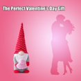 thumbnail image 1 of Gnomo de peluche con corazón de escritorio hecho a mano muñeca sin rostro juguete (corazón masculino S) Likrtyny juguetes de los niños, 1 of 9