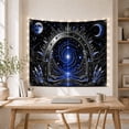 thumbnail image 3 of Cosmic Galaxy Portal in Starry Space, Mystical Celestial for Astronomy Fans, Mystical Space Decor, Birthday Gift Tapestry Wall Hanging for Bedroom and Living Room, 3 of 4
