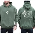 thumbnail image 4 of John 3:16 Christian Hoodie – Double-Sided Jesus on the Cross Graphic Pullover, Bible Verse Faith Hoodie, Spiritual Gift for Believers, 4 of 7