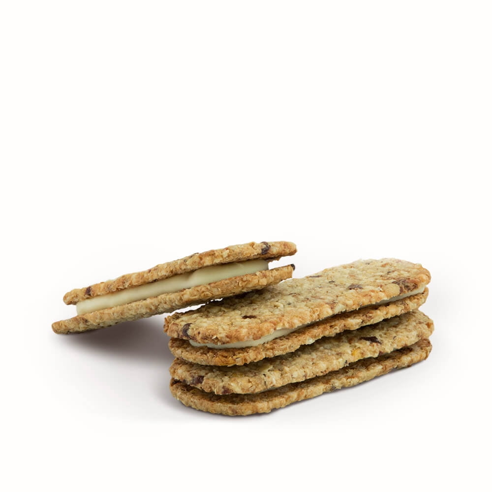 Gullon Vitalday Yogurt Sandwich Biscuits with Oats, Red Fruits, and Wholegrain Cereals, 7.76 oz.