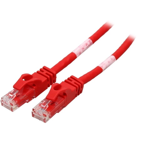 UPC: 0757120278610 | C2G 27861 Cat6 Crossover Cable – Snagless Unshielded Network Crossover Patch Cable  Red (3 Feet  0.91 Meters)