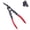 D, variant on Automotive Electrical Disconnect Pliers Kit, Automotive Electrical Terminal Connector Separator Removal Tool, 2-in-1 Straight & Bent Head Electrical Disconnect Pliers