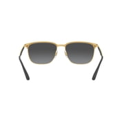 Ray-Ban Sunglasses for Men and Women with Case for UV Protection, Black on Arista, Size 59