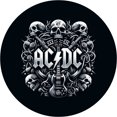 thumbnail image 2 of Chapa ACDC Metal Vintage Pintura Hierro Redonda Pared para El Y Bar 30x30cm, 2 of 9