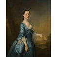 thumbnail image 3 of Joseph Samuel Webster 12x14 Black Modern Framed Museum Art Print Titled - Portrait of Mrs Hannah Maria Edmunds,&nbsp;Nee Offley (1757), 3 of 5