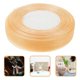 thumbnail image 2 of Golden Ribbon Fabric for Decoration 1 Roll Wide Chiffon Gift Ribbon, 2 of 5