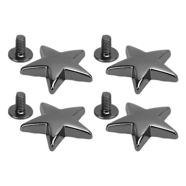 Remaches De La Estrella De Metal Alto Brillante aleación De Zinc Remaches De Estrellas Seguros De Los Cinturones De Fijación De La Fijación De Los Zapatos
