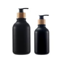 thumbnail image 2 of Bathroom Soap Pump Dispenser Shampoo Bottle Kitchen Dish Wood Pump Bottle Refill Shower Gel Hand Liquid Container, 2 of 9
