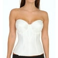 thumbnail image 3 of Women's Carnival 424 Full Figure Satin Torsolette Bra (Ivory 32D), 3 of 4