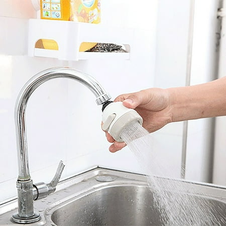 

WQQZJJ Cleaning Supplies Kitchen Faucet Booster Shower Can Be Shaped Three-block Household Tap Water Filter Anti-splash Shower On Clearance