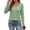 Light Green, variant on PRETTYGARDEN Womens Long Sleeve Shirts V Neck Basic Tees
