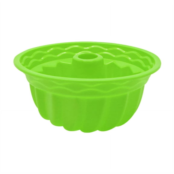 ACDANC Bundt Cake Pan,Spiral Cyclone Bundt Cake Pan Nonstick,Safe and Soft Material Bundt Pan,Green