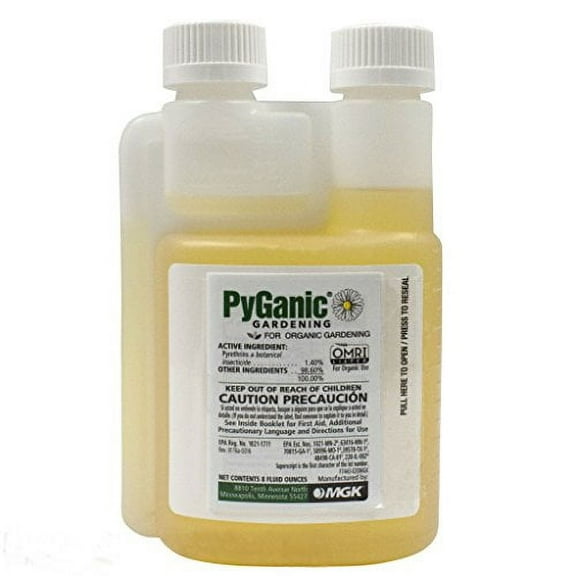 PyGanic 8oz Botanical Insecticide Liquid for Organic Gardening