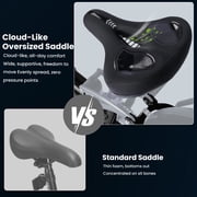 ESKUTE C300 Electric Bike for Adults, 750W Peak Motor, 20MPH Fast Ebike, 48V 20.8Ah Battery Up to 80 Miles, 26x4.0 Fat Tire, Full Suspension, 8-Speed Black, UL2849
