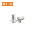 thumbnail image 3 of Uxcell M1.4x0.3x3mm 100 Pack Metal Flat Round Head Screws Phillips Drive Machine Bolt, 3 of 5