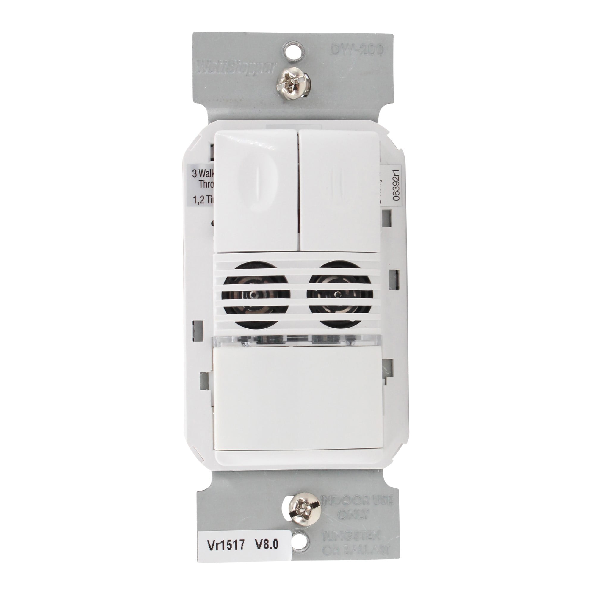 WattStopper DW200WU DualTech Wall Switch Occupancy Sensor, 2Button