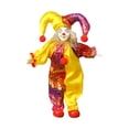 thumbnail image 4 of HILABEE Ceramic Clown Doll Crafts Desk Decor Sturdy Collectible for Party Home Table, 4 of 9