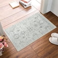 thumbnail image 3 of GLN Rugs Palmyra - Indoor, Machine Washable Area Rug - 2'x3' Moroccon Gray Home Carpet, 3 of 8