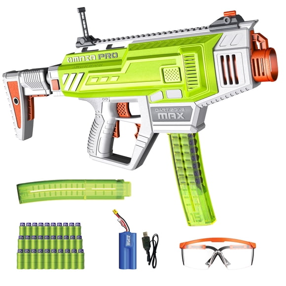 Dart Zone Max Omnia Pro Gen 3 Foam Dart Blaster–150 FPS Full Auto Foam Dart Blaster for Adults–Electric Foam Blaster–Elite Blaster for Ages 14+