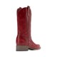 thumbnail image 3 of Botas de Vaquera para Mujer DREAM PAIRS con Punta Cuadrada Roja y Tacón Bajo, 3 of 6
