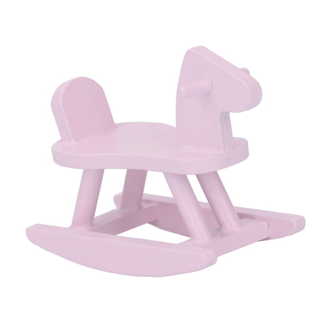 1:12 Doll House Rocking Horse,Miniature Rocking Horse Chair Dollhouse Furniture for Doll House Accessory