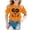 0-Orange1398, variant on Tiijoy Girls Casual Graphic Tee Cartoon Figure Print Cotton Short Sleeve T-Shirt, Sizes 2-14