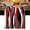 Red, variant on Abstract Stripes Table Runner 72 Inches Long, Retro Modern Orange Black Gray Lines Kitchen Coffee Dining Table Decoration for Home Party Birthday Wedding Home Decor 14x72 Inches