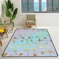 thumbnail image 2 of FREEAM Soft Rug Large Area Rugs, Gold Marble Cracks Texture Comfortable Indoor Carpet, Baby Play Mat for Living Room Bedroom Nursery Home Decor Floor Mat 63x48inch, 2 of 6