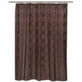 thumbnail image 2 of Jacquard 100% polyester fabric shower curtain, size 70"x72", color white, 2 of 4