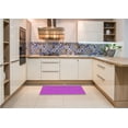 thumbnail image 6 of Ahgly Company Machine Washable Indoor Square Transitional Fuchsia or Magenta Purple Area Rugs, 7' Square, 6 of 7