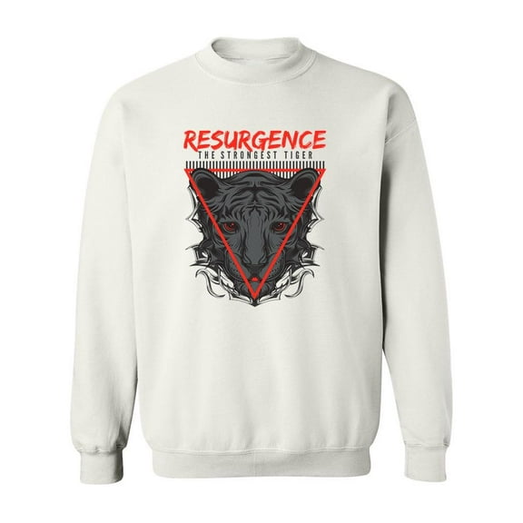 Resurgence Tiger. Sweatshirt Men -Image by Shutterstock, Male 5X-Large