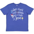 thumbnail image 3 of Inktastic Dance Like Frosty, Shine Like Rudolph, Give Like Santa Youth T-Shirt, 3 of 5