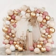 thumbnail image 3 of Kit de arco de guirnalda de Globos de Oro rosa, decoración de fiesta de cumpleaños de boda, decoración de Baby Shower de adultos y niños, suministros de boda, 3 of 4