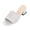 White, variant on Bkhluea Women Knit Mesh Block Heel Slide Sandals Breathable Comfortable Footwear For Casual Office Outdoor Daily Activities