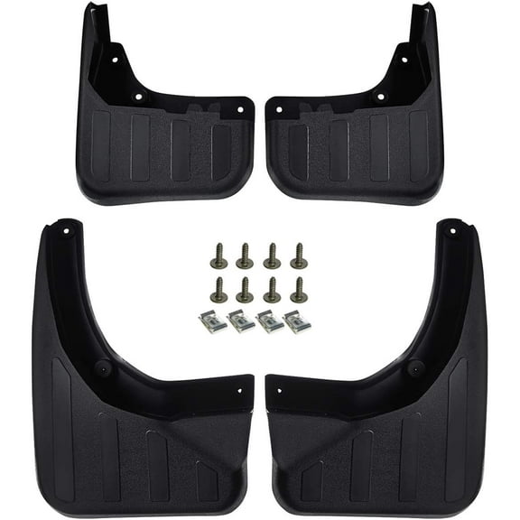 A-Premium Splash Guard Mud Flaps Replacement for Mercedes-Benz X204 GLK250 GLK280 GLK300 GLK350 Front and Rear 4-PC Set