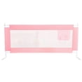 thumbnail image 2 of Mesh Safety Baby Bed Rails, 70 Inches, Pink, 2 Pack, 2 of 11