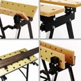 thumbnail image 4 of Mastery Brand Mesa de Trabajo Multiusos Plegable y Ajustable, Banco de Trabajo Portátil para Carpintería y Taller, Soporta hasta 80 kg, 4 of 4
