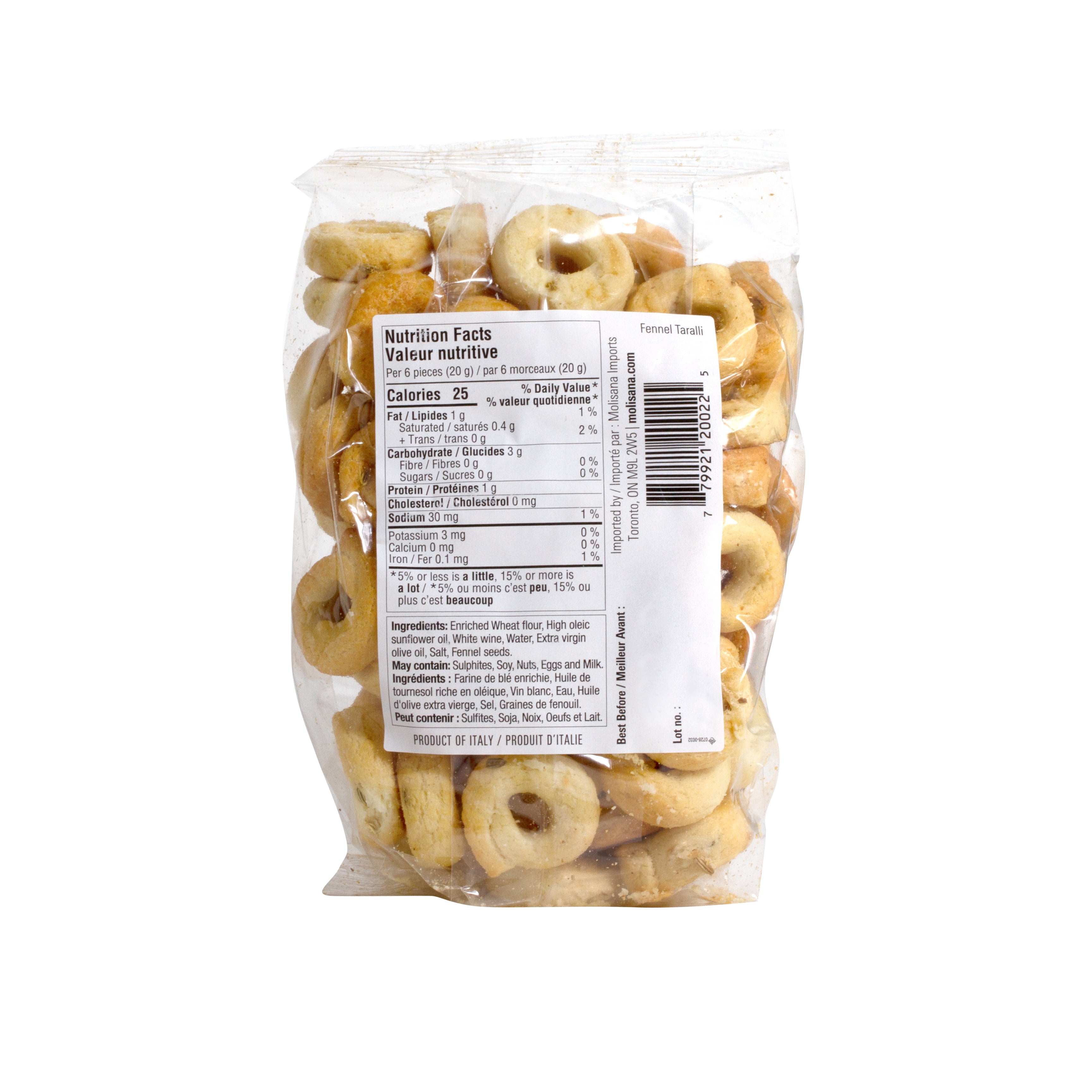 Vita Sana Taralli Fennel