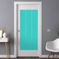 thumbnail image 3 of Turquoise Window Privacy Film, Modern Pure Turquoise Static Cling UV Sun Blocking Tint Film Heat Control Windows Films for Bedroom Bathroom, Window Stickers 35.4"x78.7", 3 of 8