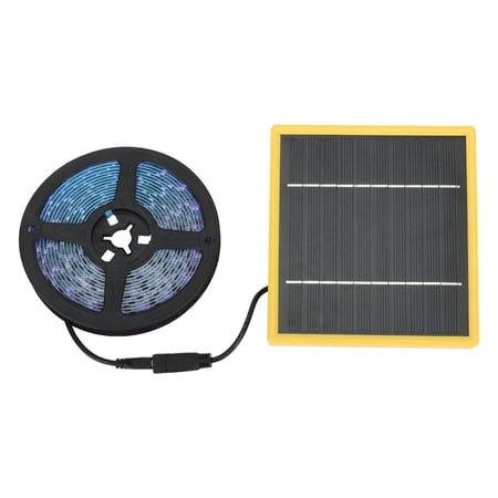 Luz De Cultivo De Plantas Solares 5V 5W Lámparas De Cultivo De Halo De Plantas Monocristalinas A Prueba De Agua Con Panel Solar Luz De Plantas De Disipación De Calor Rápida Para Semillas De Interior