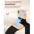 thumbnail image 3 of Wearlizer Braided Magnetic Band Compatible with Google Pixel Watch 4/3 41mm, Stretchy Nylon Watch Band for Women Men, Celtic Knot Jewelry Style Strap for Pixel Watch 2/1, 3 of 7