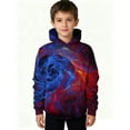 thumbnail image 3 of Tisuna Pullover Hoodie For Child Toddler Boys 3D Print Long Sleeve Hooded Sweatshirt Comfortable Leisure Kids Outdoor Wear 9-10 Years, 3 of 3